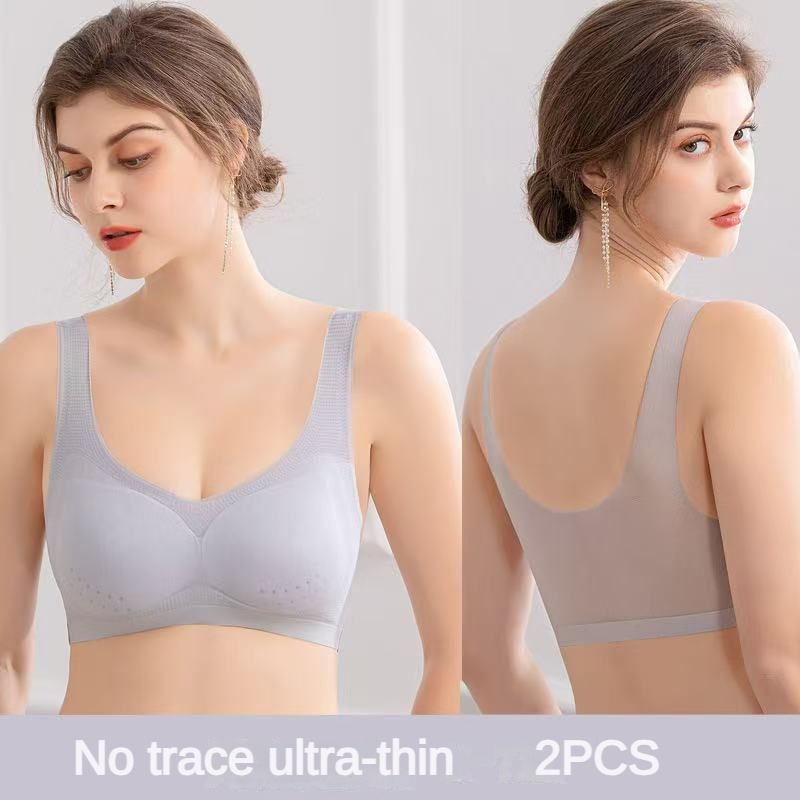 T Shirt Bra Seamless - 2PCS ชุดชั้นในเซ็กซี่ชุดชั้นใน PLUS ขนาด 4XL Bralette