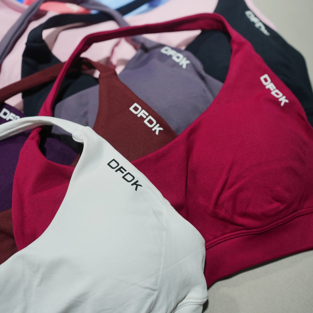 DFDK เสื้อชั้นในกีฬาไร้ตะเข็บแ - Sports Bra Racerback บทวิจารณ์และราคา