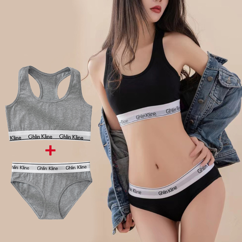 แฟชั่นผู้หญิงผ้าฝ้ายกีฬาเสื้อก - Cotton Bra Everyday บทวิจารณ์และราคา