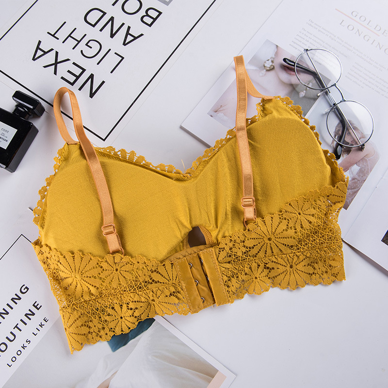 3D ชุดชั้นในลูกไม้สาวเซ็กซี่ชุ - Lace Bralette Set บทวิจารณ์และราคา