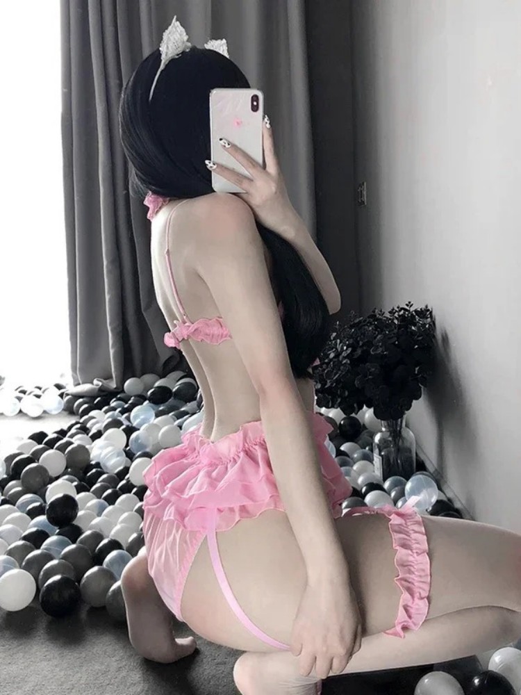 ชุดชั้นในเซ็กซี่วาบหวิวสไตล์โล - Lace Bralette Set บทวิจารณ์และราคา