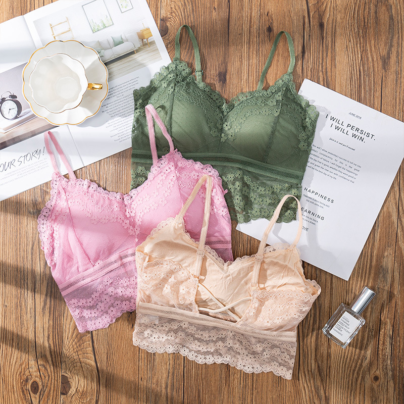 3D ชุดชั้นในลูกไม้สุดเซ็กซี่บร - Lace Bralette Set บทวิจารณ์และราคา