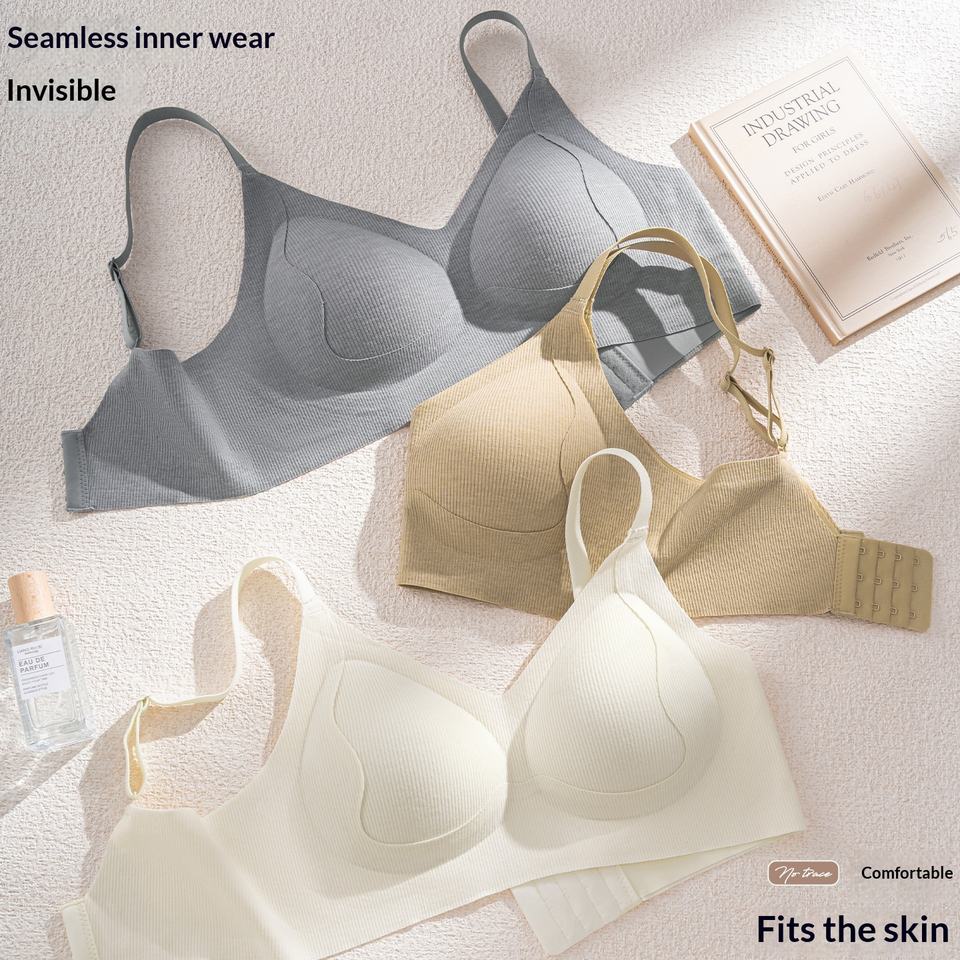 บราไร้สายสำหรับผู้หญิง บราแบบเ - T Shirt Bra Seamless บทวิจารณ์และราคา